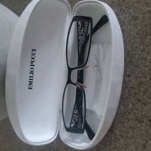 Emilio Pucci 2110 prescription eyeglasses with case and cleaner cloth included